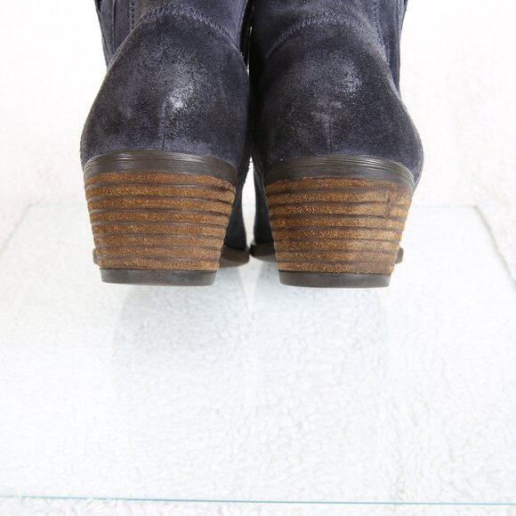 JOSEF SEIBEL Daphne Navy Suede Ankle Booties - Picture 8 of 12